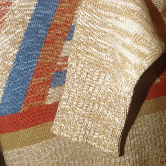 Vintage Women's Sweater Size Large XL Pullover Long Sleeve Crew Neck Tokens - Picture 5 of 9